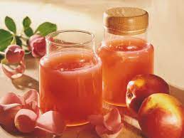 nectarine jelly with rose petals recipe