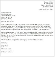 Administrative Assistant Cover Letter Examples   Cover Letter Now 