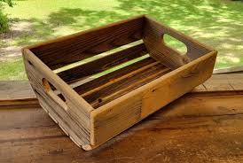 Rustic Wood Crate Cedar Garden Crate