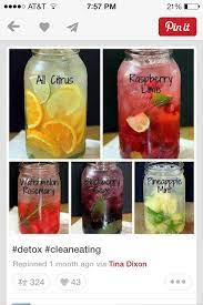 homemade detox drinks