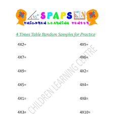 multiplication table worksheets pdf