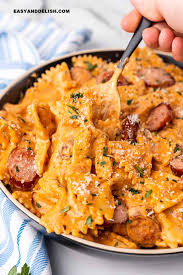 creamy y italian sausage pasta one
