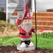 Alabama Crimson Tide Gnome Flag Stand