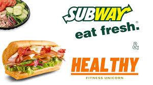 healthiest subway low calorie subs