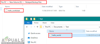what is bak file extension and how