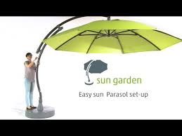 Sun Garden Easy Sun Parasol Set Up