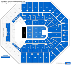 frost bank center seating charts