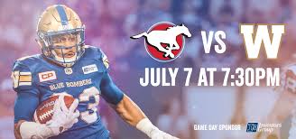 Game Day Details July 7 2017 Vs Calgary Stampeders