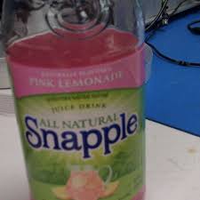 snapple pink lemonade and nutrition facts