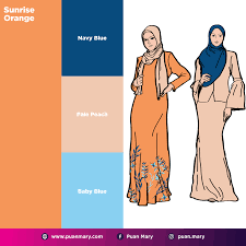 Warna hitam dapat menjadi warna yang cenderung misterius dan tentu mampu membuat penampilan anda semakin classy dengan paduan warna hijab yang tepat. 73 Gaya Baju Baby Blue Sesuai Tudung Warna Apa Paling Unik Modelbaju Id