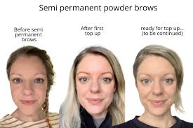 semi permanent eyebrow healing journey
