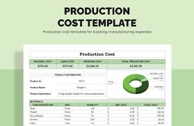 ion cost template in excel