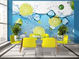 wall mural refreshing lemonade