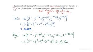 Approximating Definite Integrals Using