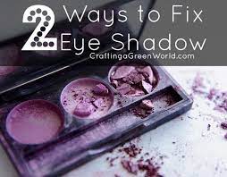diy makeup fix that broken eye shadow
