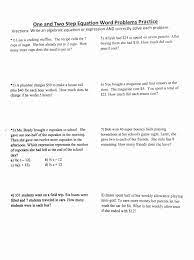 Solving Linear Equations Worksheet Pdf