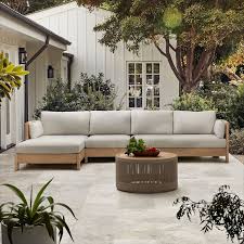 Porto Outdoor 3 Piece Chaise Sectional