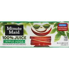 minute maid 100 juice apple juice 10