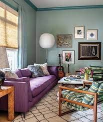 32 ideas to incorporate a purple sofa