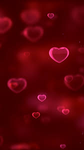 red hearts wallpaper 4k bokeh red