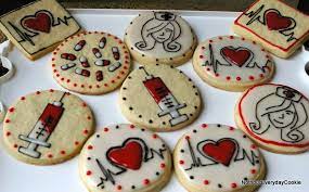 Pin De Pamy Delgra En Decorated Cookies Galletas De Enfermera  gambar png