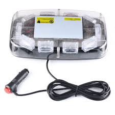 12v 24v 30 Led Mini Amber Flashing Emergency Light Bar Strobe Rotating Beacon Warning Lamp Alexnld Com