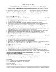 secretary resume templates cv examples administration jobs