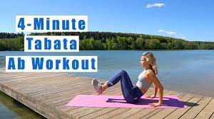 4 minute tabata ab workout you