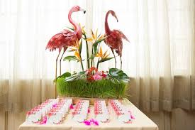 Tropical Flamingo Paradise Birthday Party Flamingo
