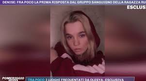The denise pipitone case today will find its conclusion, apparently the dna has already been compared and today in the russian show let them talk, olesya will reveal whether it is denise or another girl who disappeared years ago. Denise Pipitone The Images Of Olesya Rostova Published On Social Media