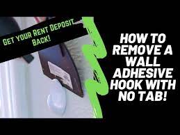 How To Remove Adhesive Wall Hooks With