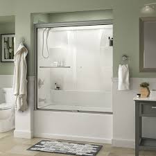 sliding shower bathtub doors