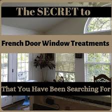 French Door Diy Window Treatments