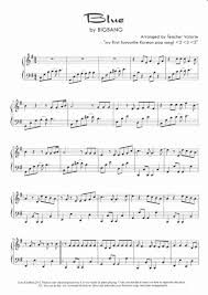 Bigbang Blue Piano Sheet Music Score Scribd In 2019