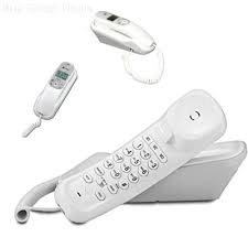 White Corded Phone Caller Id Home