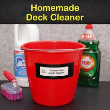 4 amazing homemade deck cleaner recipes