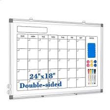 Walglass Monthly Calendar Dry Erase