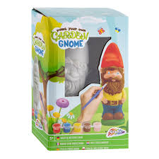 paint your own garden gnome thimble toys
