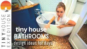 That's too much space to use when the house is just 120 square foot tiny house. Tiny House Bathroom Design Ideas For Days Youtube