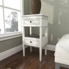 Large Rectangle Wood End Accent Table