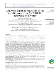 Have no idea why it rates so high and why it is popular. Pdf Analysis Of Public Reactions To The Novel Coronavirus Covid 19 Outbreak On Twitter