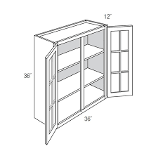 Mullion Glass Door Wall Cabinets