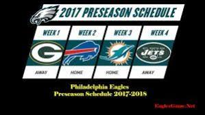 Philadelphia Eagles Games Schedule 2017 Philadelphia