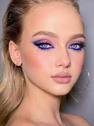 perfect eyeshadow for a baby blue dress