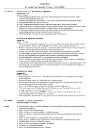 Resume For Xray Tech Plks Tk