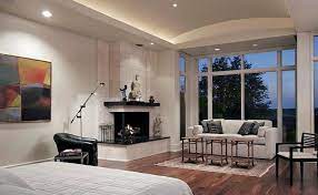 modern fireplace decor living room