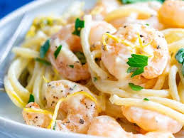 creamy lemon shrimp pasta sprinkles