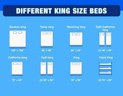 diffe king size beds 8 sizes