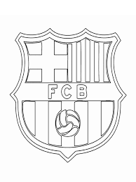 Fc barcelona logo 100 cookie cutter and stamp. Fc Barcelona Color Page 1001coloring Com
