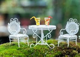 Chairs With Fruit Teas Figurines